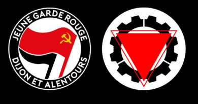 Communiqué commun Jeune Garde Rouge Dijon et Unité Communiste de Lyon. Communiqué commun Jeune Garde Rouge Dijon et Unité Communiste de Lyon.