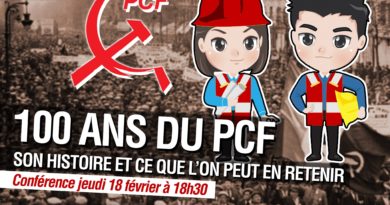 Conférence – 100 ans du PCF. Conférence – 100 ans du PCF.